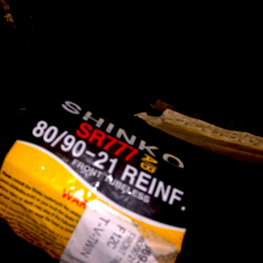 NEW Shinko 80/90 21in front bike tire